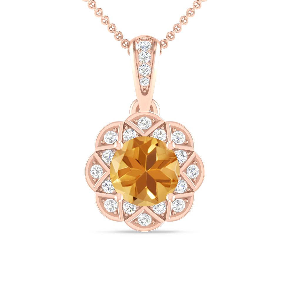 Rose Gold - Citrine