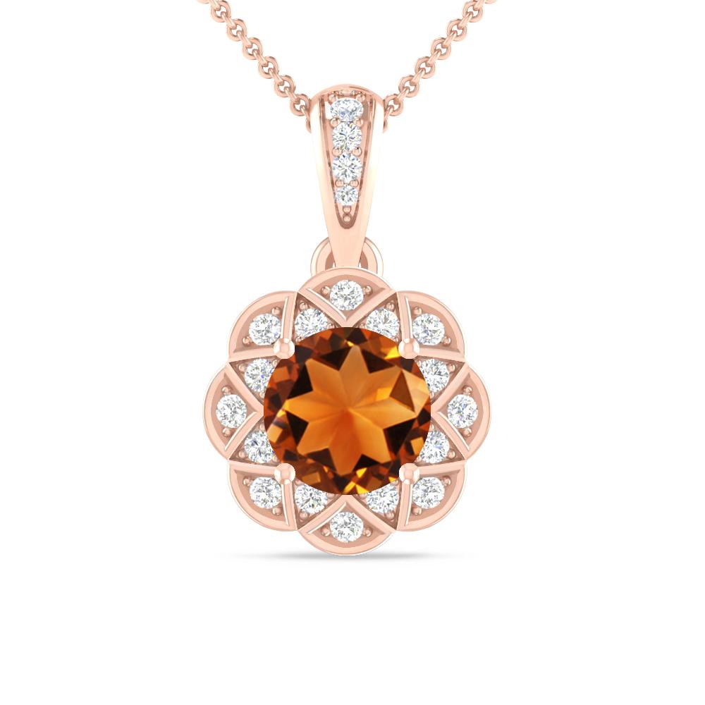 Rose Gold - Citrine