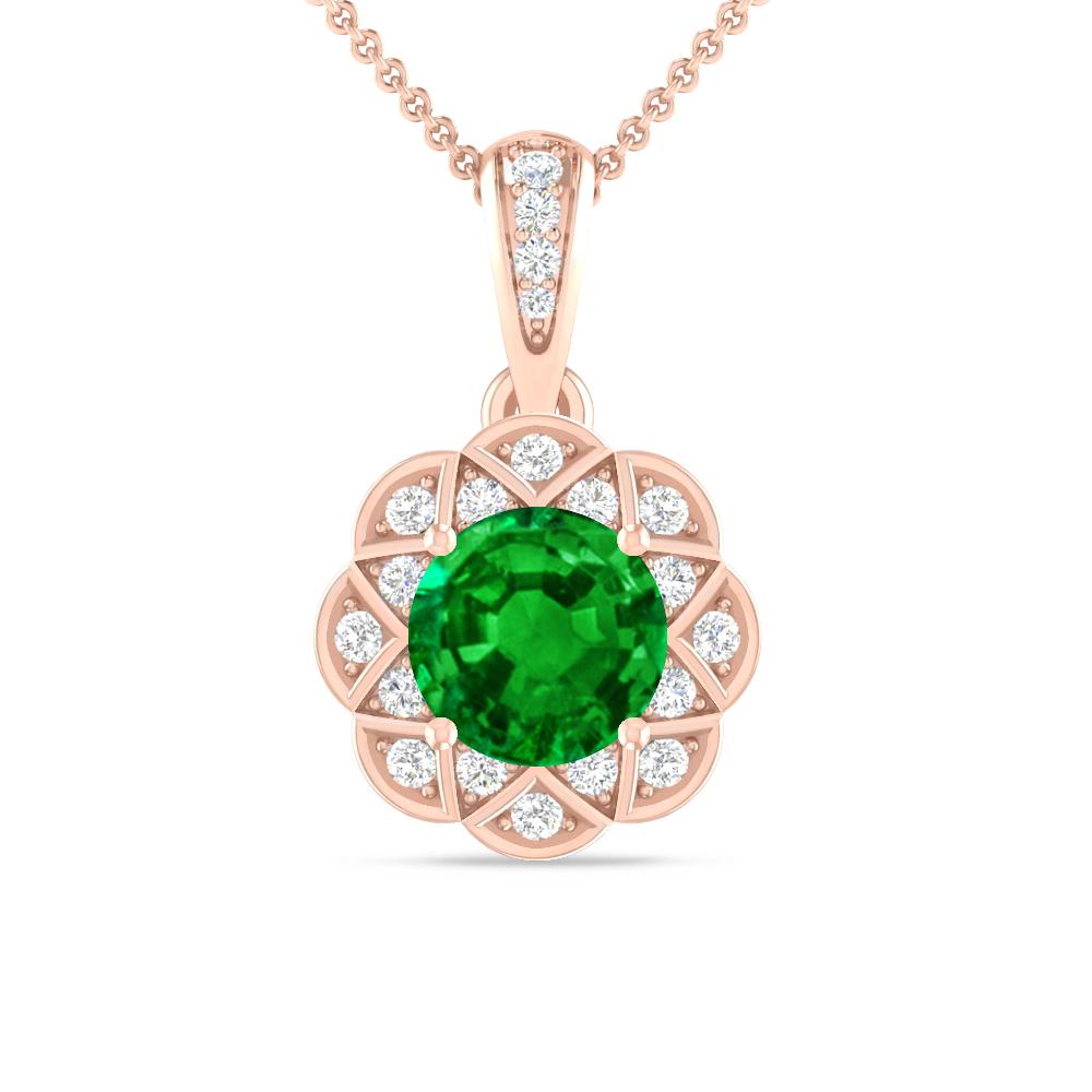 Rose Gold - Emerald