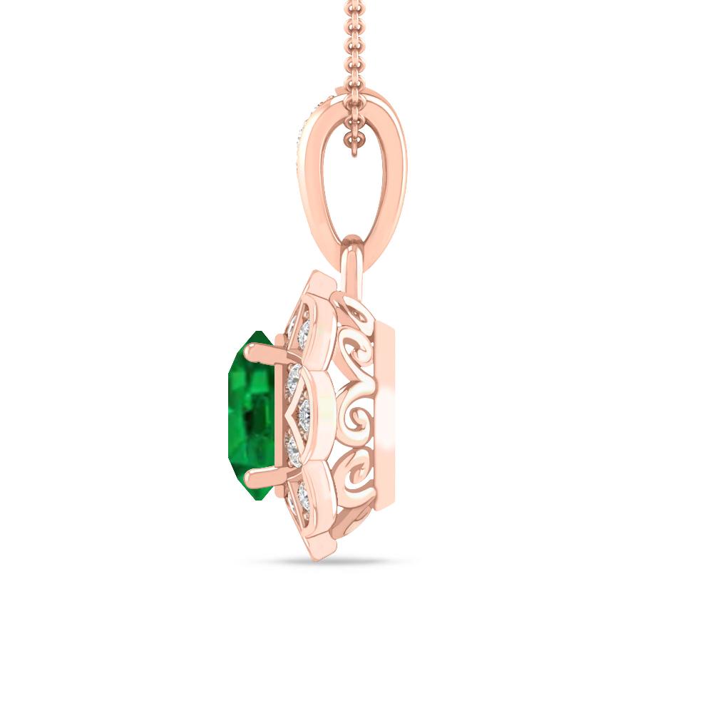 Rose Gold - Emerald