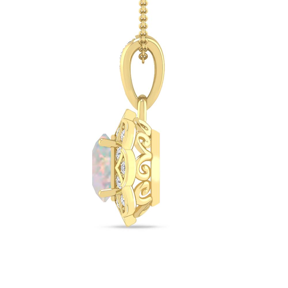 Yellow Gold - Opal