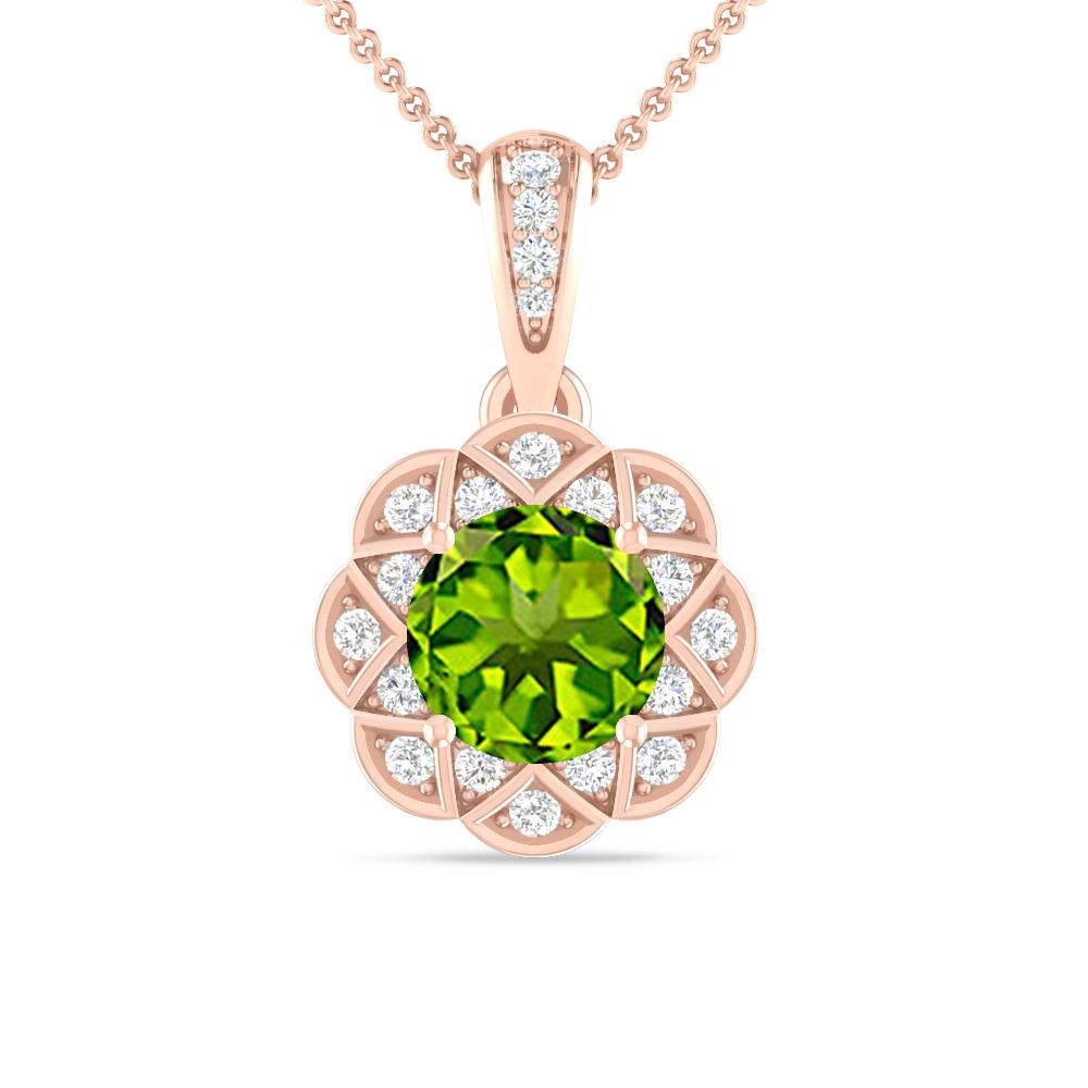 Rose Gold - Peridot