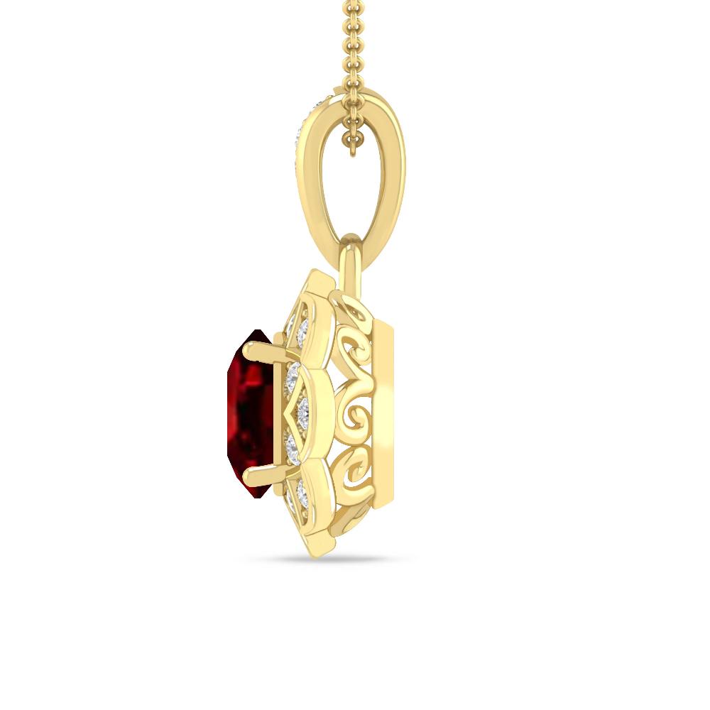 Yellow Gold - Ruby