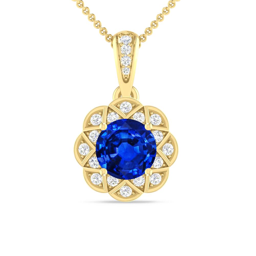 Yellow Gold - Sapphire