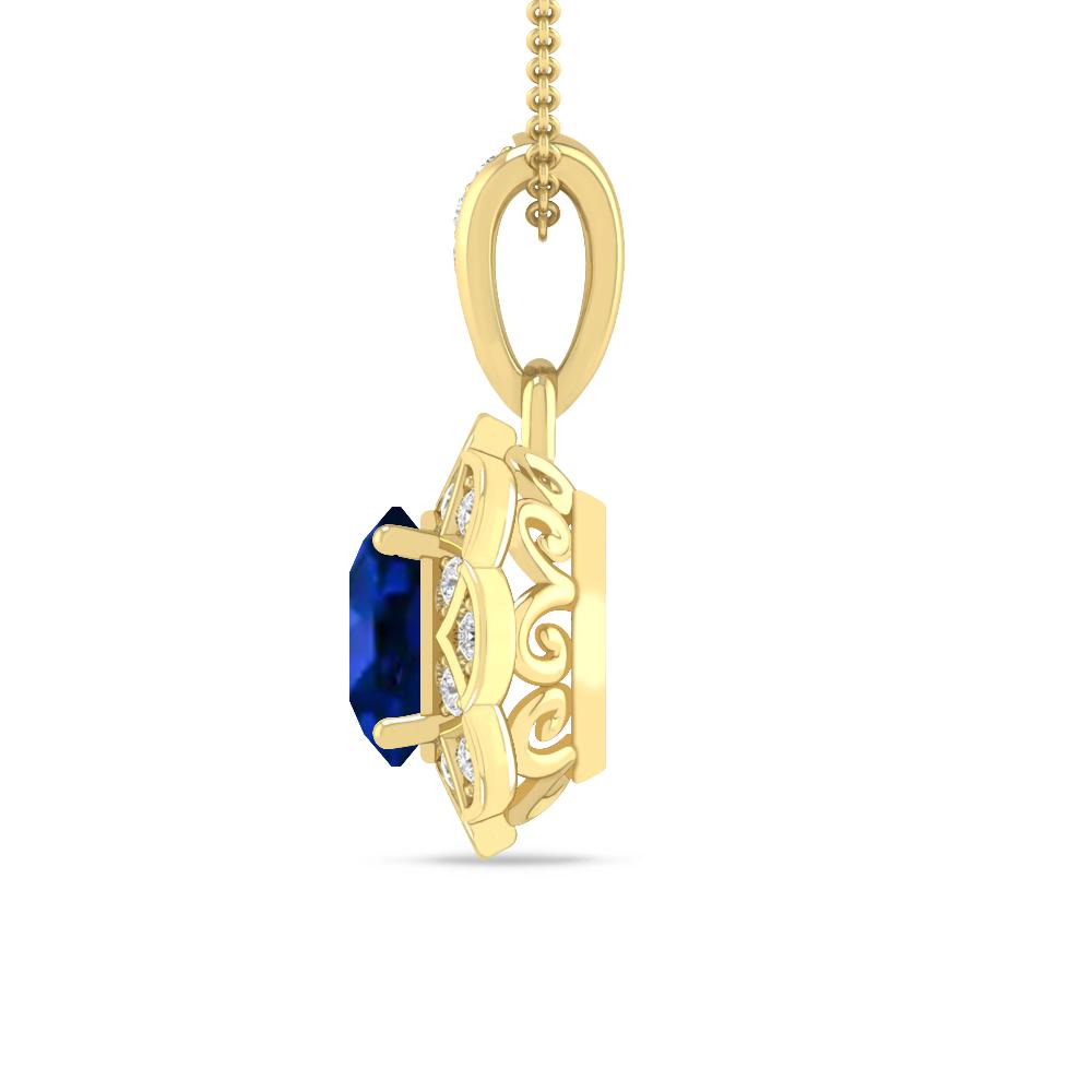 Yellow Gold - Sapphire