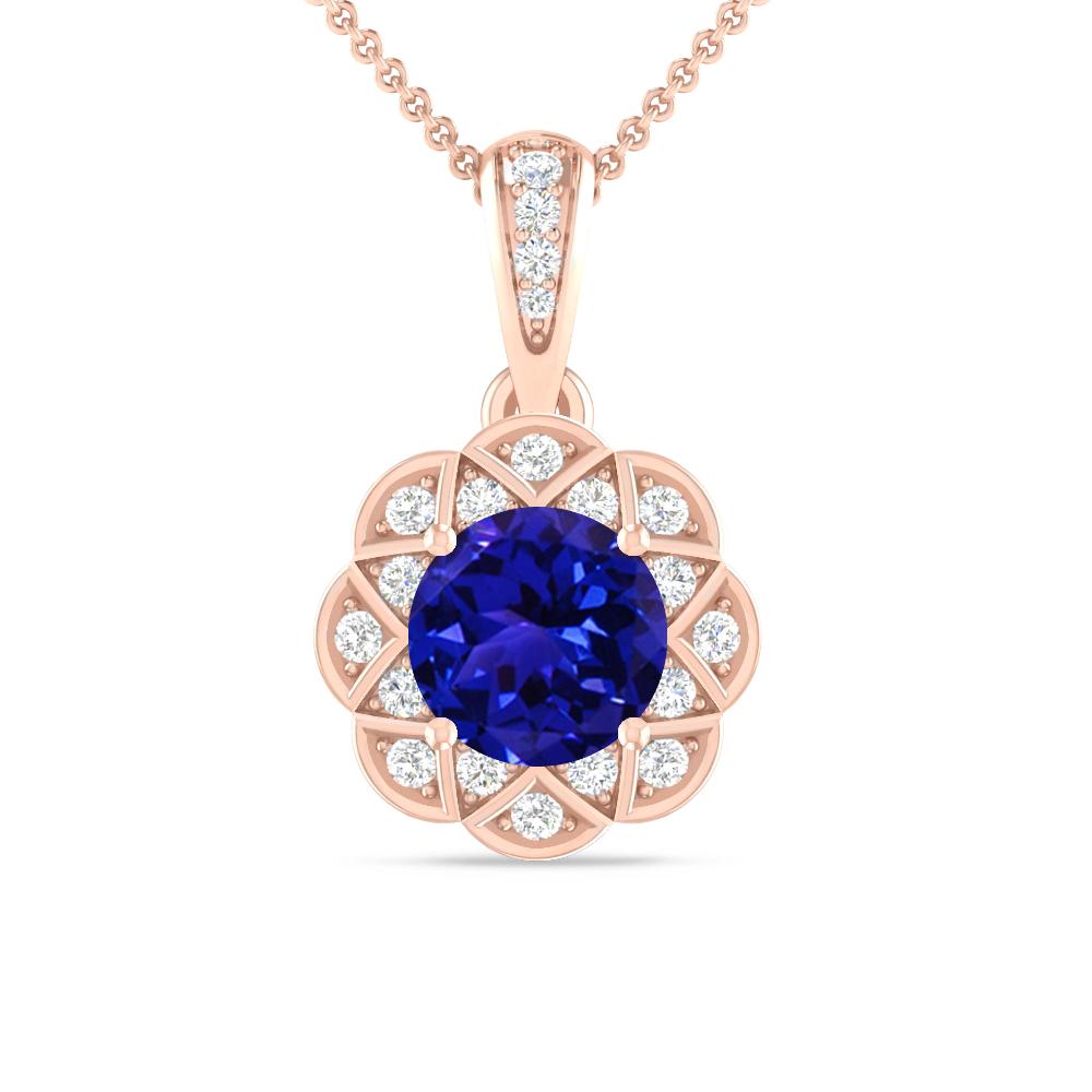 Rose Gold - Tanzanite