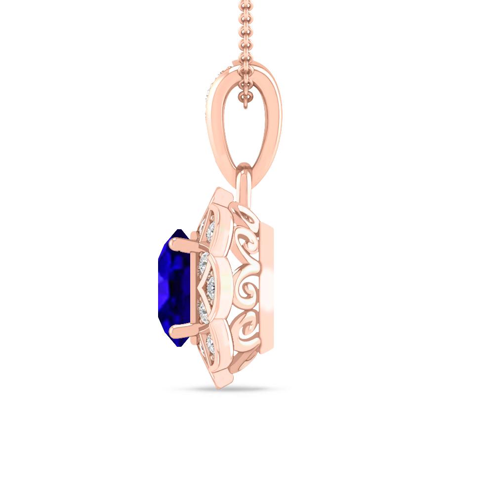 Rose Gold - Tanzanite