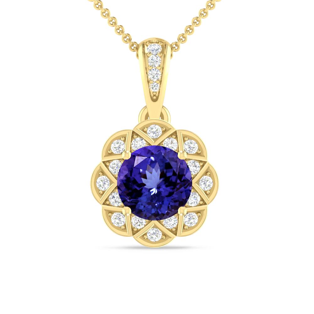 Yellow Gold - Tanzanite