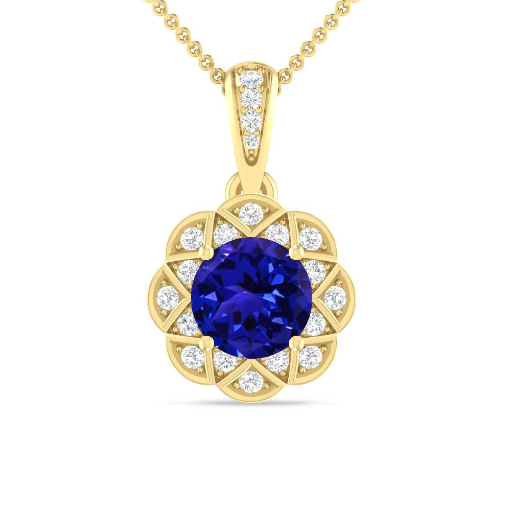 Yellow Gold - Tanzanite