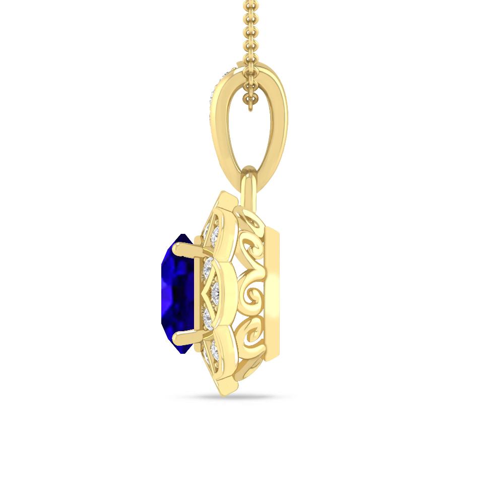 Yellow Gold - Tanzanite