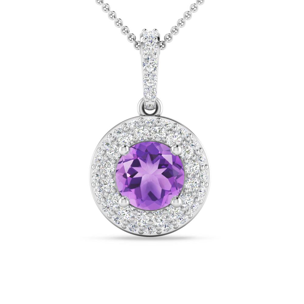 White Gold - Amethyst