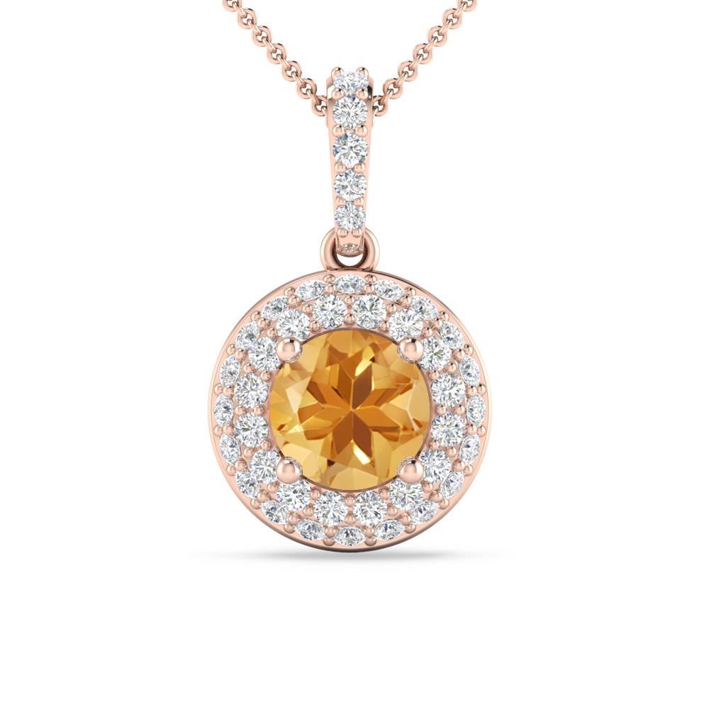 Rose Gold - Citrine