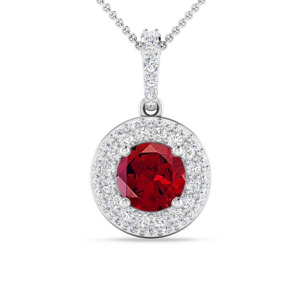 White Gold - Garnet