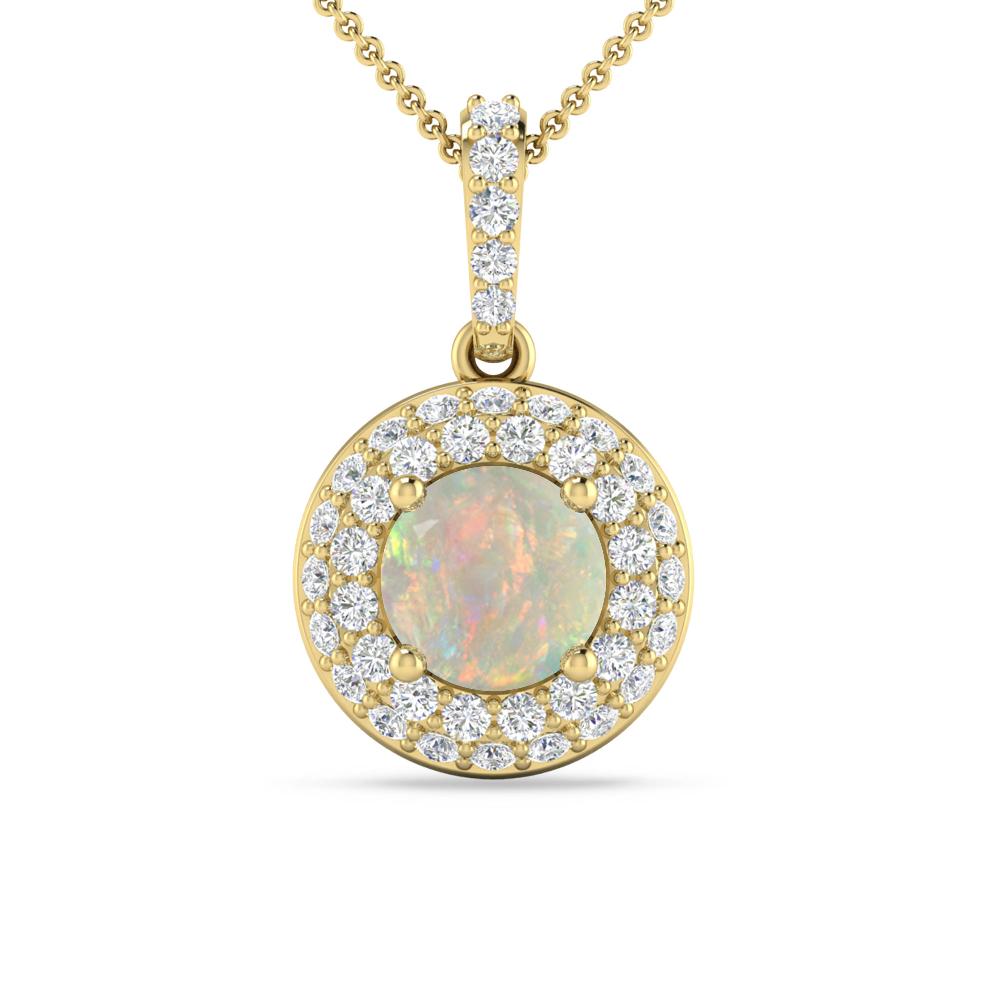 Yellow Gold - Opal