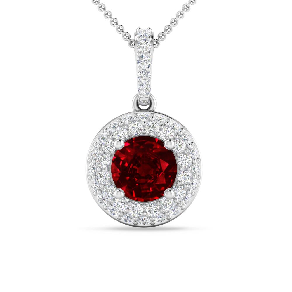 White Gold - Ruby