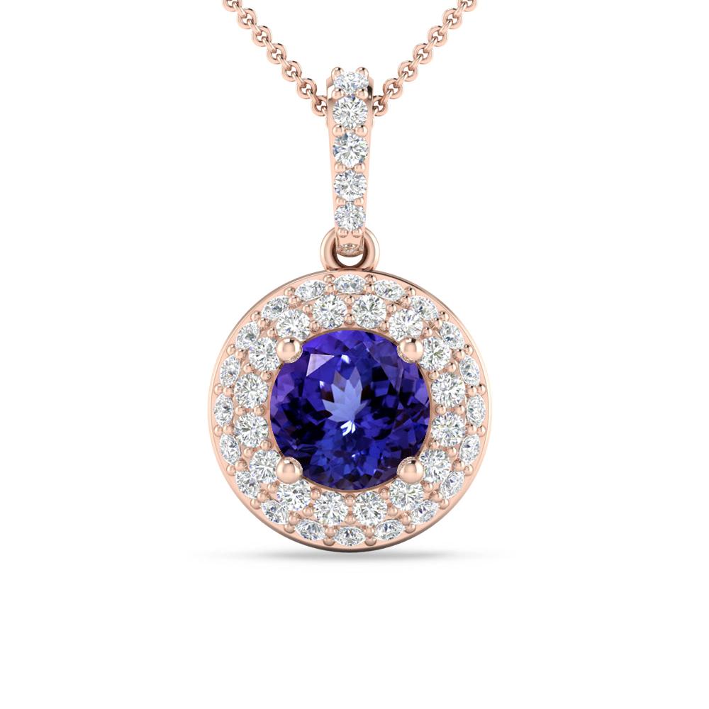 Rose Gold - Tanzanite