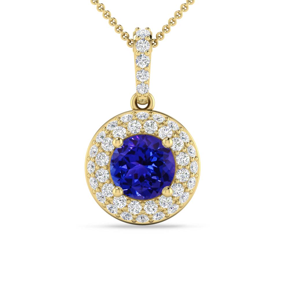 Yellow Gold - Tanzanite