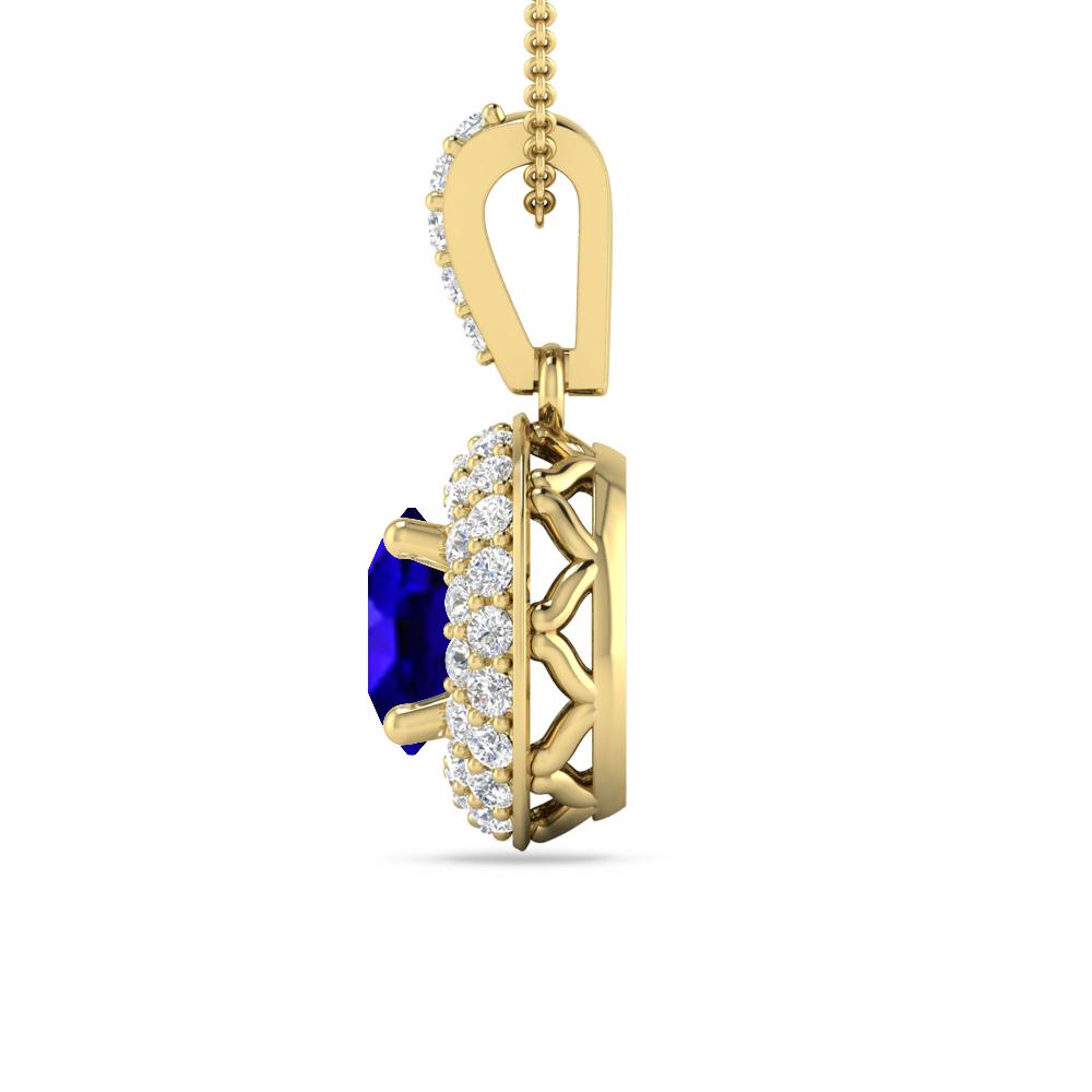 Yellow Gold - Tanzanite