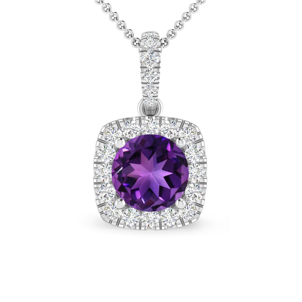 White Gold - Amethyst