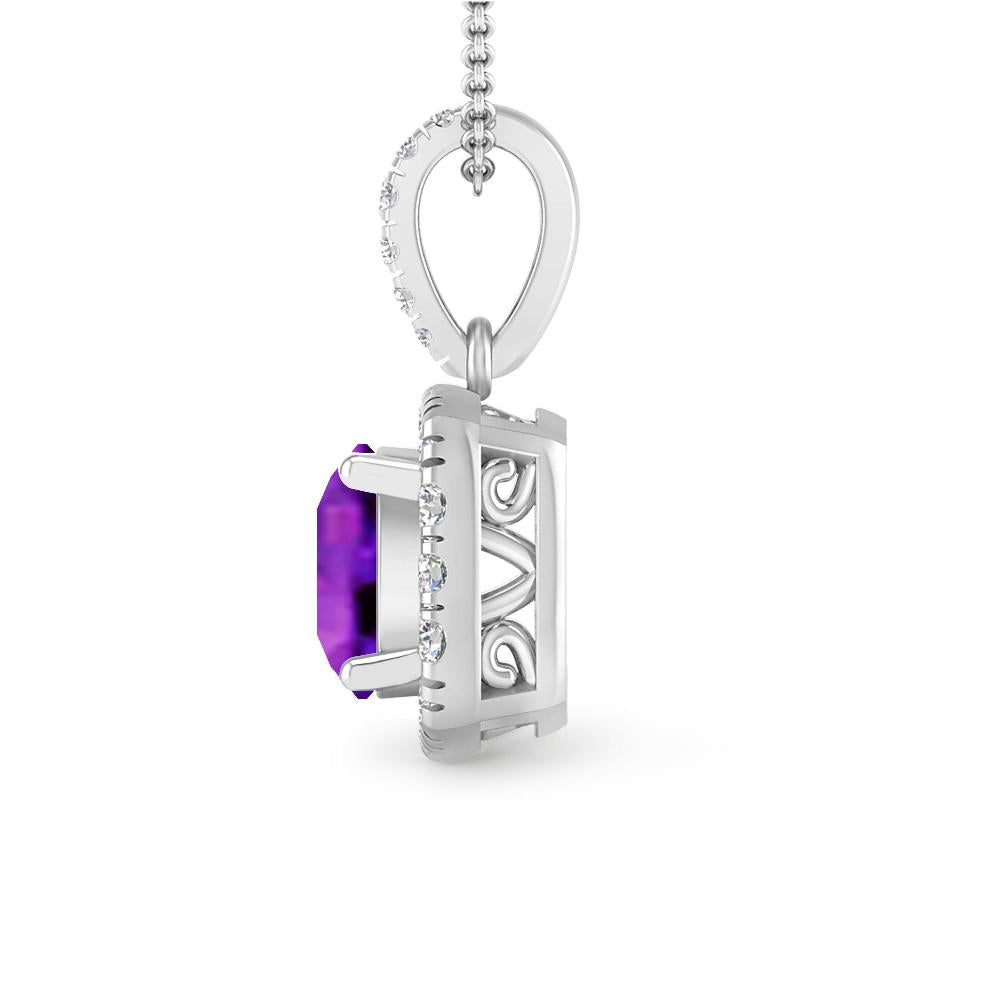 White Gold - Amethyst