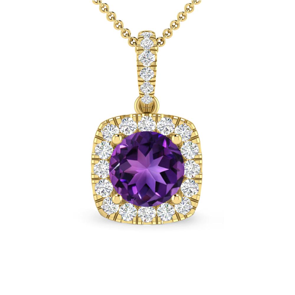 Yellow Gold - Amethyst