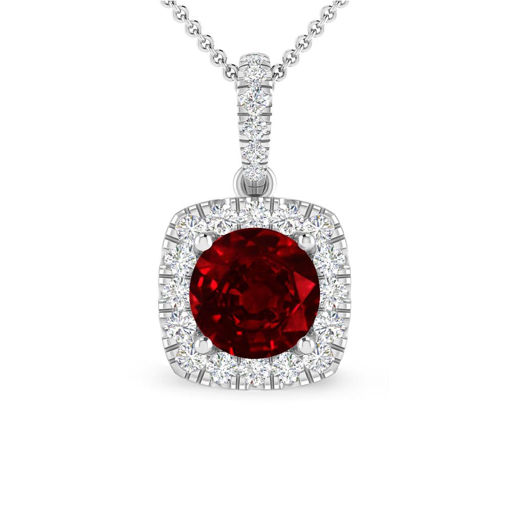 White Gold - Ruby