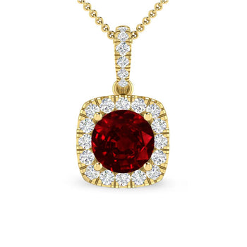 Yellow Gold - Ruby