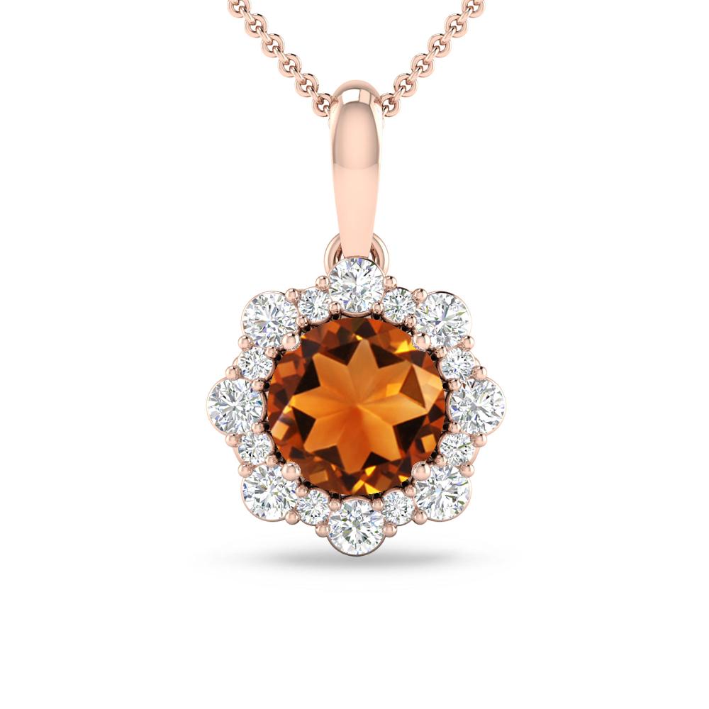 Rose Gold - Citrine