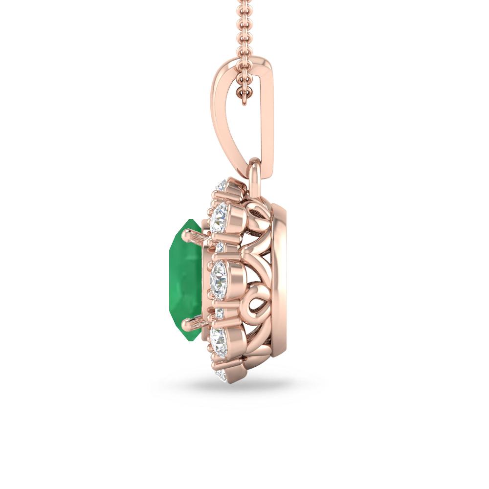 Rose Gold - Emerald