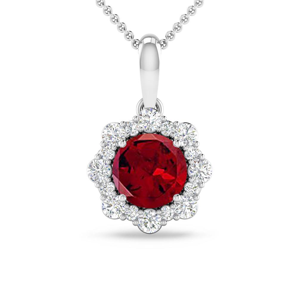 White Gold - Garnet