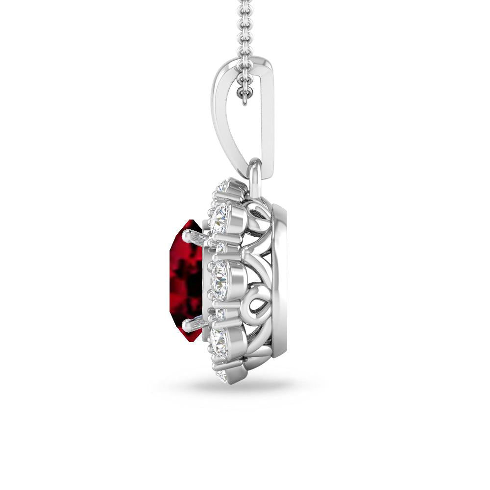 White Gold - Garnet