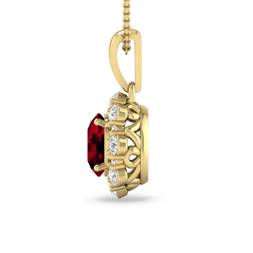 Yellow Gold - Garnet