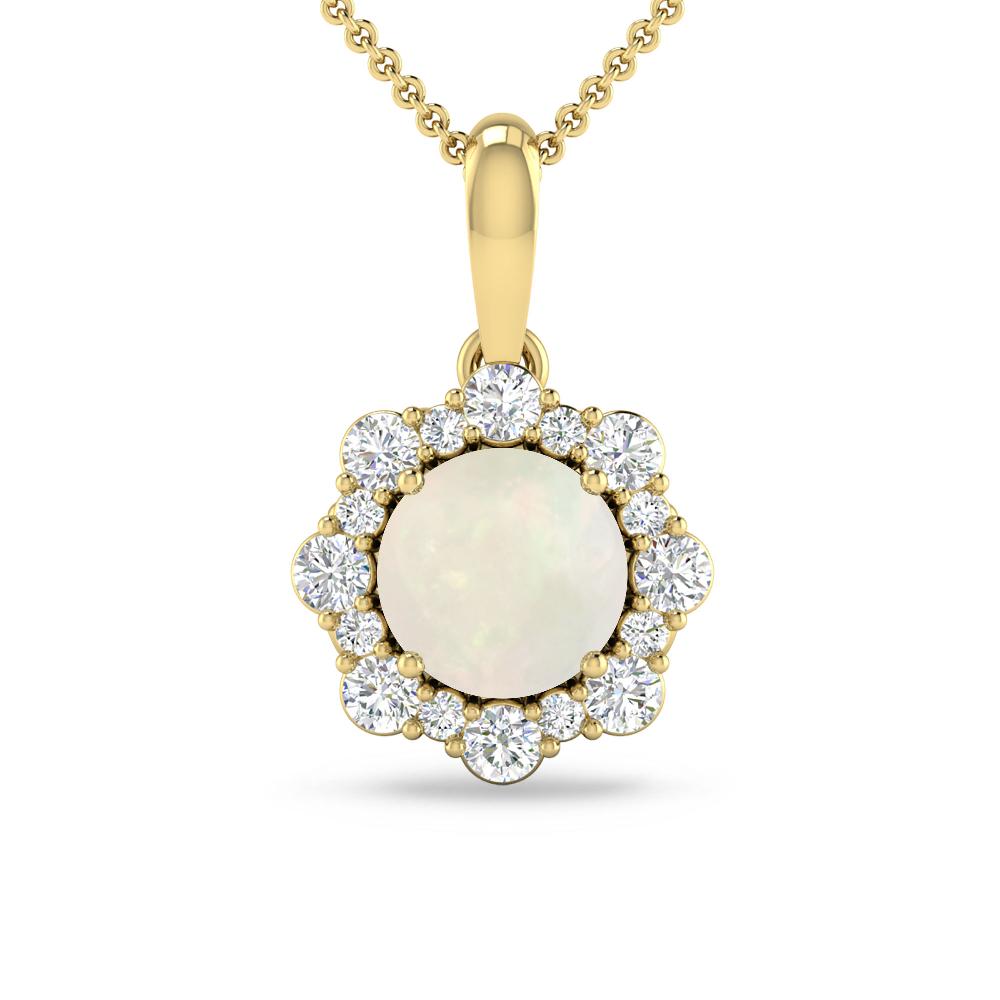 Yellow Gold - Opal