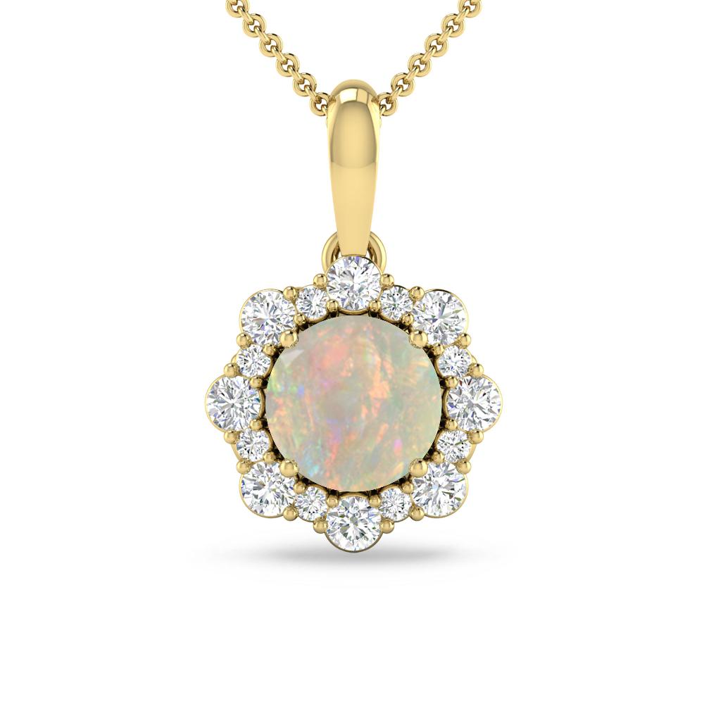 Yellow Gold - Opal