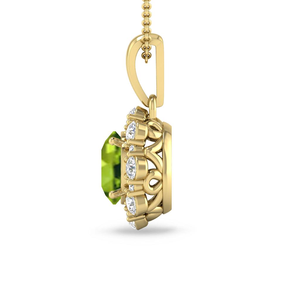 Yellow Gold - Peridot