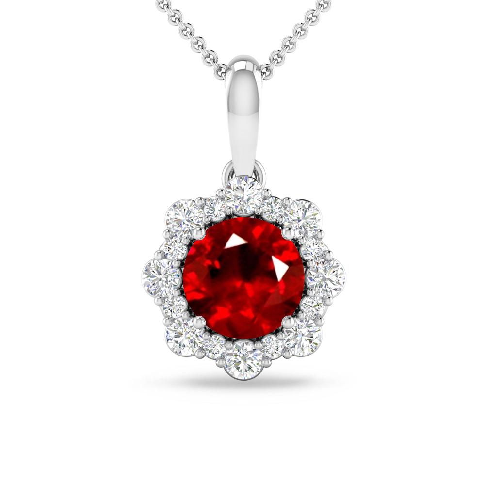 White Gold - Ruby