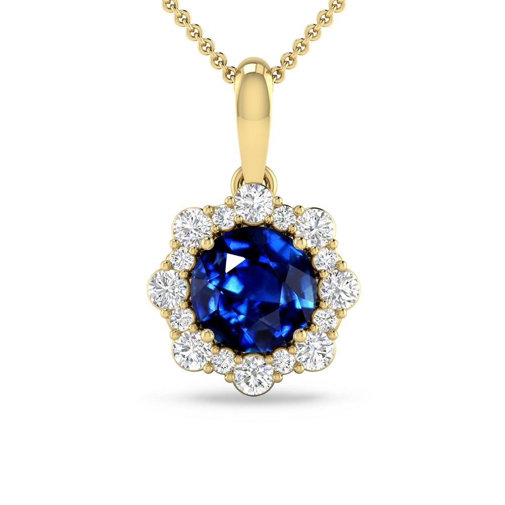 Yellow Gold - Sapphire