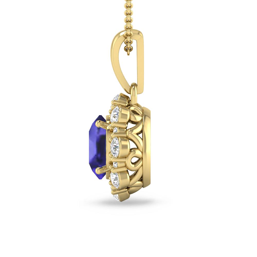 Yellow Gold - Tanzanite