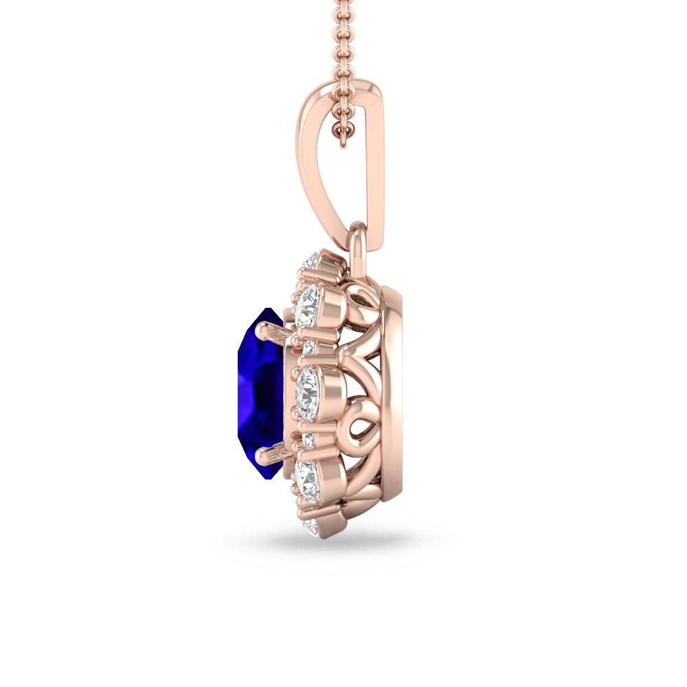 Rose Gold - Tanzanite