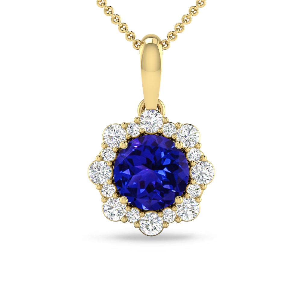 Yellow Gold - Tanzanite