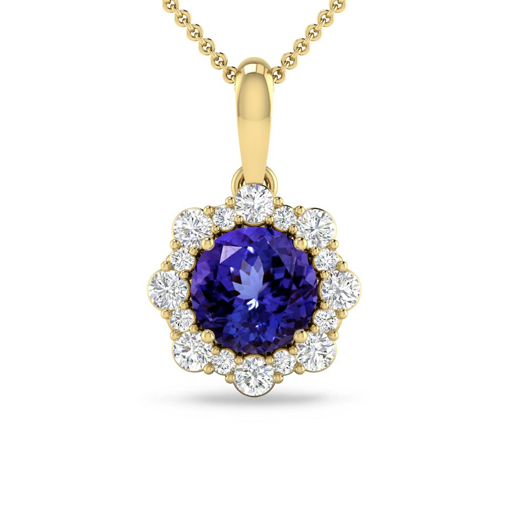 Yellow Gold - Tanzanite