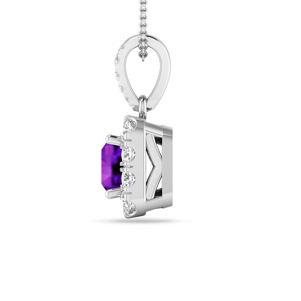 White Gold - Amethyst