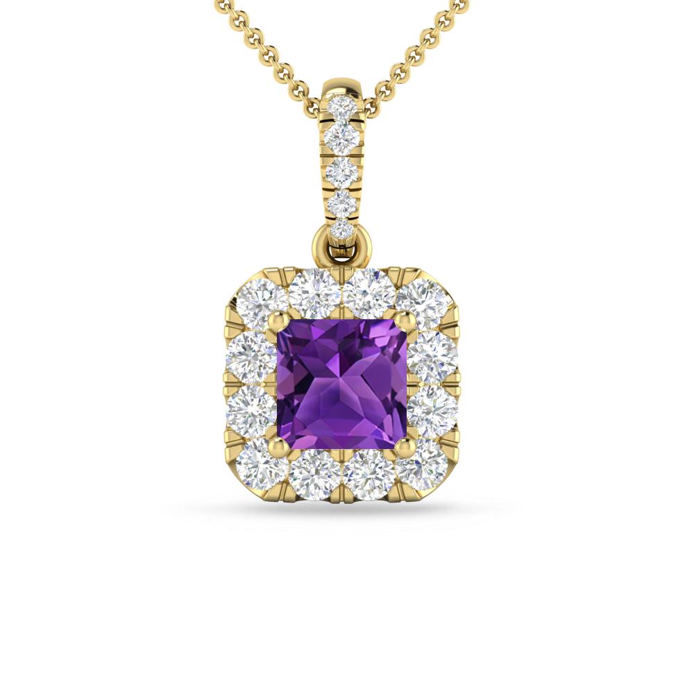 Yellow Gold - Amethyst