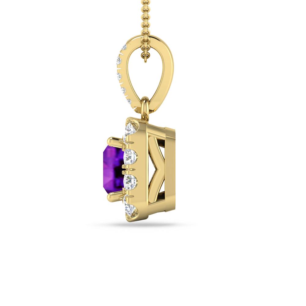 Yellow Gold - Amethyst