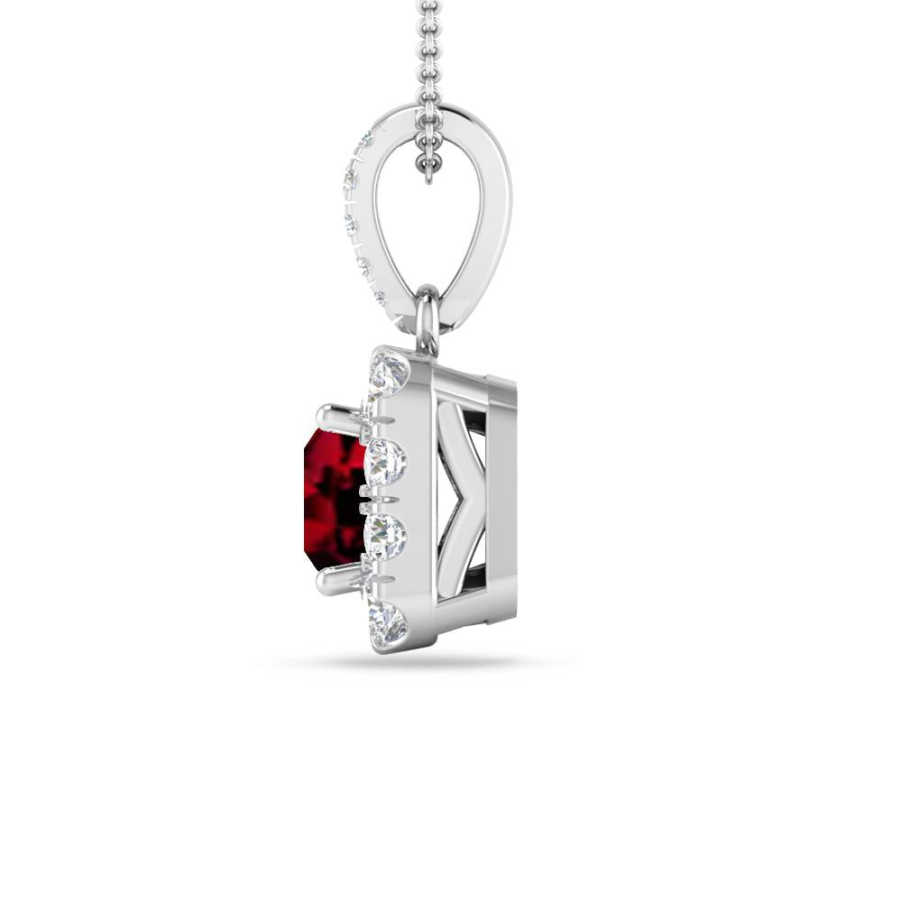 White Gold - Garnet