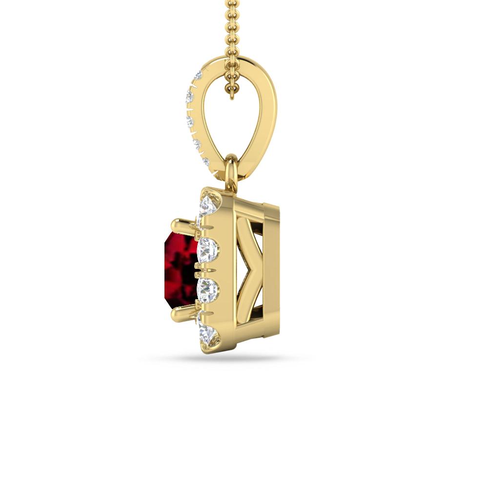 Yellow Gold - Garnet