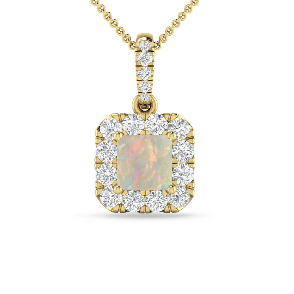 Yellow Gold - Opal