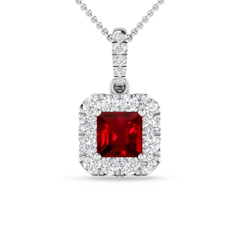 White Gold - Ruby