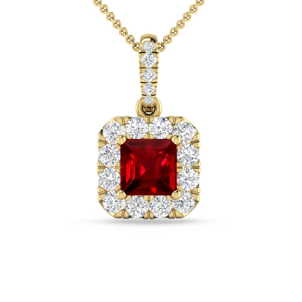 Yellow Gold - Ruby