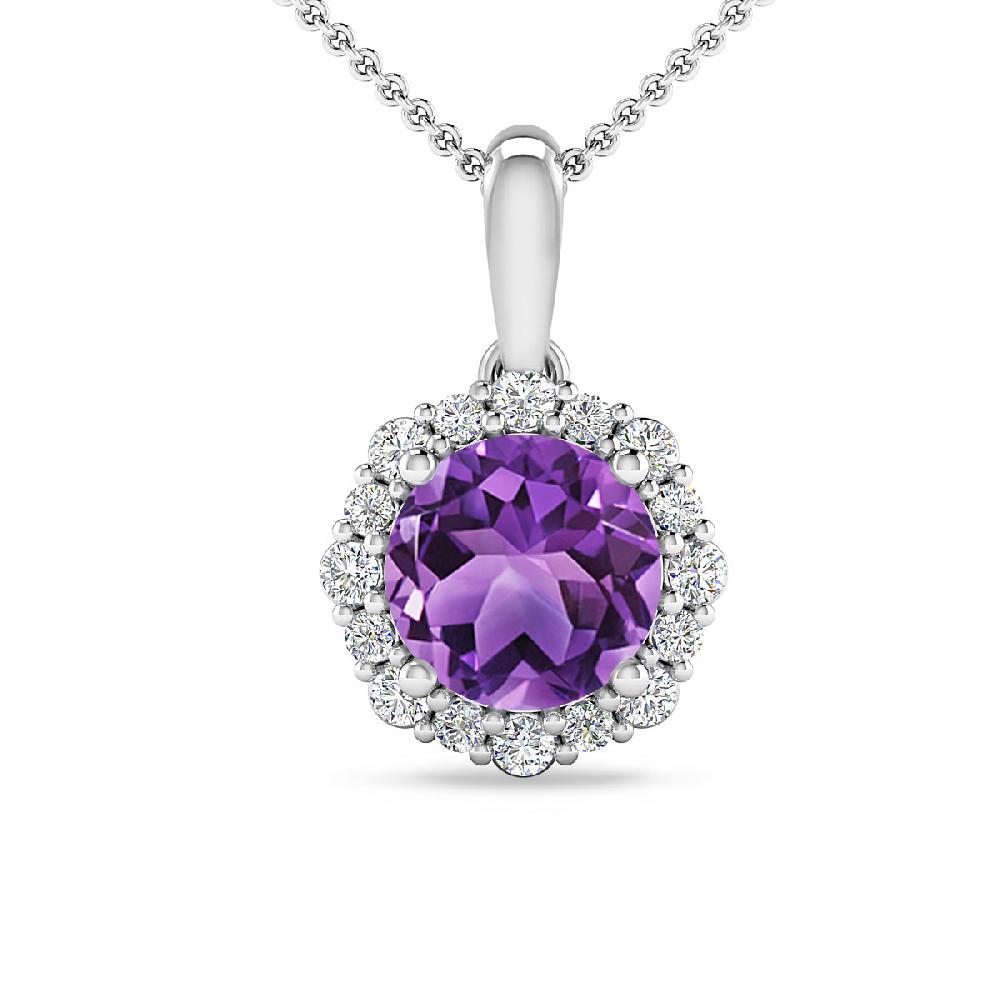 White Gold - Amethyst